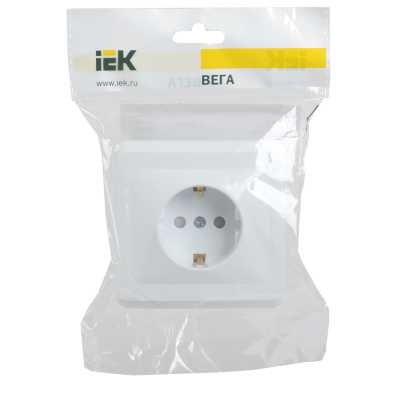 Розетка силовая IEK Вега ERV14-K01-16-DM