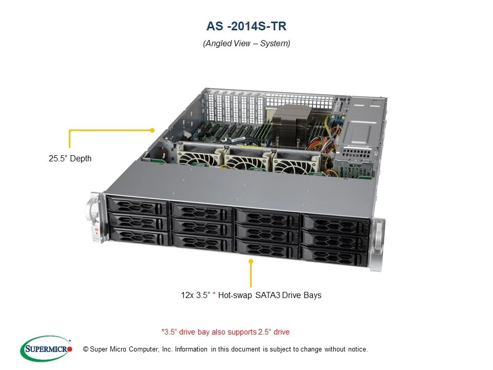 Серверная платформа Supermicro H12SSL-i (AS-2014S-TR)