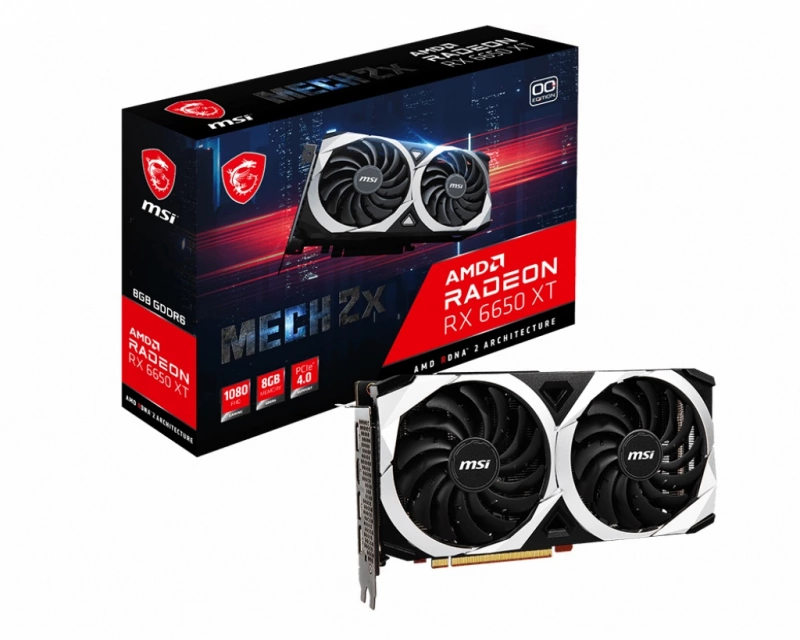 Видеокарта MSI RX 6650 XT MECH 2X 8G OC