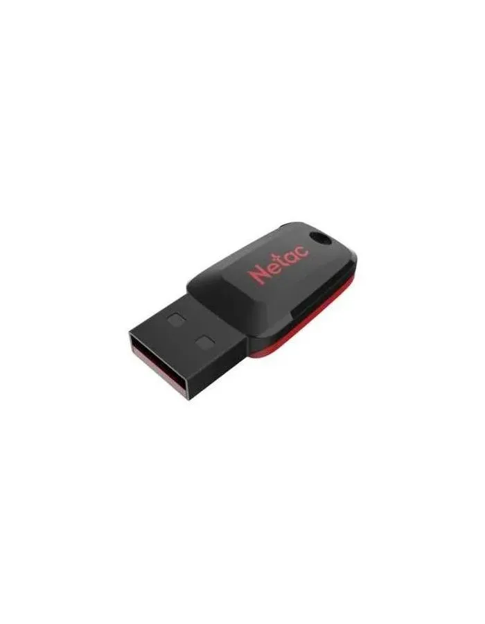 Флешка Netac 128Gb U197 NT03U197N-128G-20BK USB2.0 черный/красный в Санкт-Петербурге
