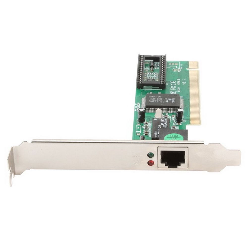 Сетевой адаптер Ethernet Gembird NIC-R1 100/10 Мбит, PCI, чипсет RTL8139C (016087)