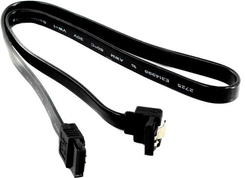 5bites SATA3-7PL50A(BK) Кабель Serial SATA V3.0, 6Гбит/с, защелка, 0.50м
