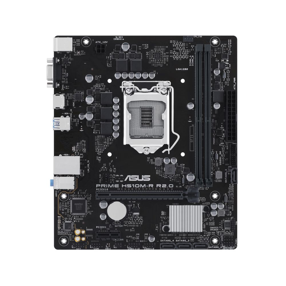 Материнская плата ASUS Материнская плата ASUS PRIME H510M-R R2.0-SI (90MB1EX0-M0ECY0) (90MB1EX0-M0ECY0)