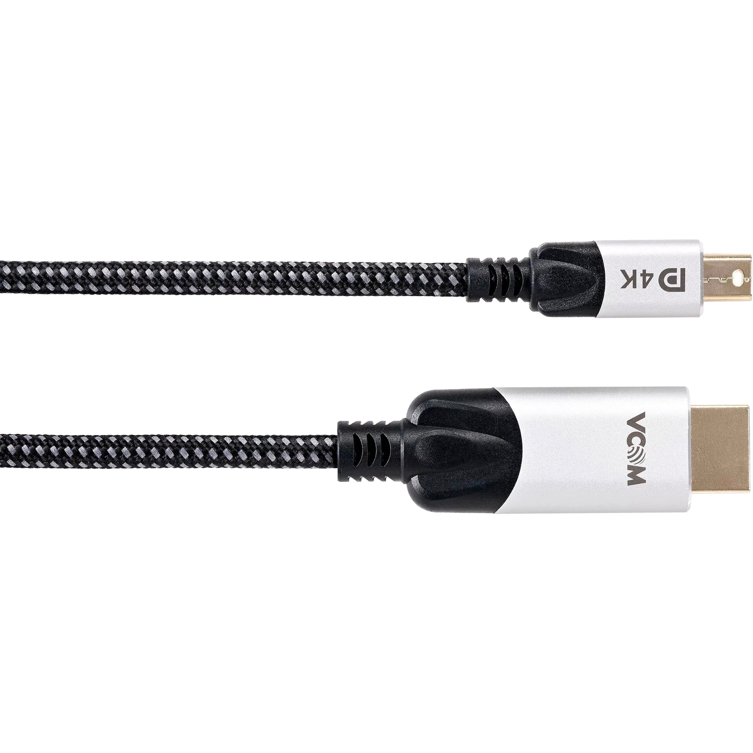 Кабель-переходник miniDisplayPort M-> HDMI M 4K@60Hz 1.8m VCOM (CG615M-1.8M) Кабель-переходник VCOM Mini DisplayPort M/HDMI M (CG615M-1.8)