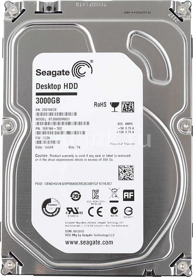 Жёсткий диск Seagate ST3000DM001