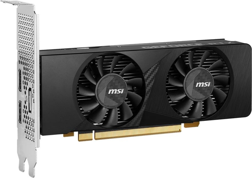 Видеокарта MSI PCI-E 4.0 RTX 3050 LP 6G OC NVIDIA GeForce RTX 3050 6Gb 128bit GDDR6 1807/14000 HDMIx1 DPx3 HDCP Ret