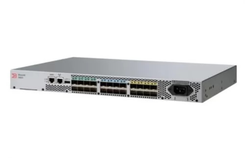 Коммутатор Brocade G610 24 ports/8 activated FC switch, incl 8x16Gb SFP+ transceivers (analog DS-6610B, SN3600B, SNS2624, DB610S) without Ent Bundle (BR-G610-8-16G)