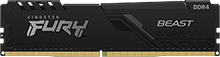 Оперативная память Kingston 32GB 3200MT/s DDR4 CL16 DIMM (Kit of 2) 1Gx8 FURY Beast Black