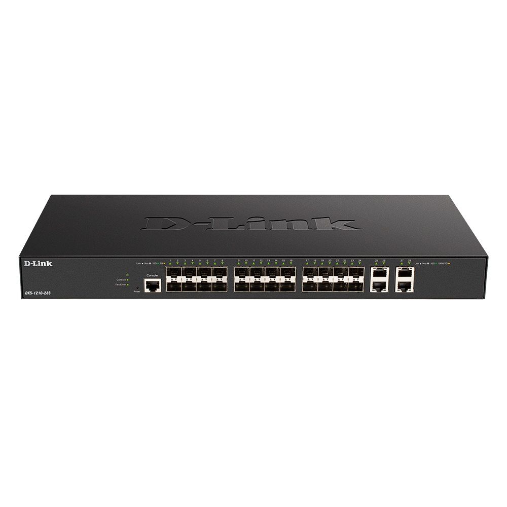 Коммутатор D-Link DXS-1210-28S DXS-1210-28S/A1A 4x10G 24SFP+ настраиваемый