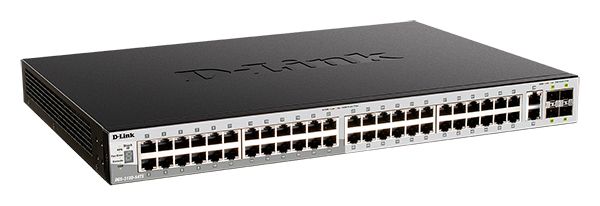 Коммутатор D-Link DGS-3130-54PS/B2A, PROJ L2+ Managed Switch with 48 10/100/1000Base-T ports and 2 10GBase-T ports and 4 10GBase-X SFP+ ports (48 PoE ports 802.3af/802.3at (30 W), PoE Budget 370W, PoE Budget wit (DGS-3130-54PS/B2A)