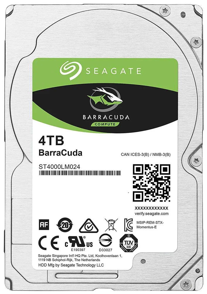 Жесткий диск Seagate BarraCuda 4Tb (ST4000LM024) в Санкт-Петербурге