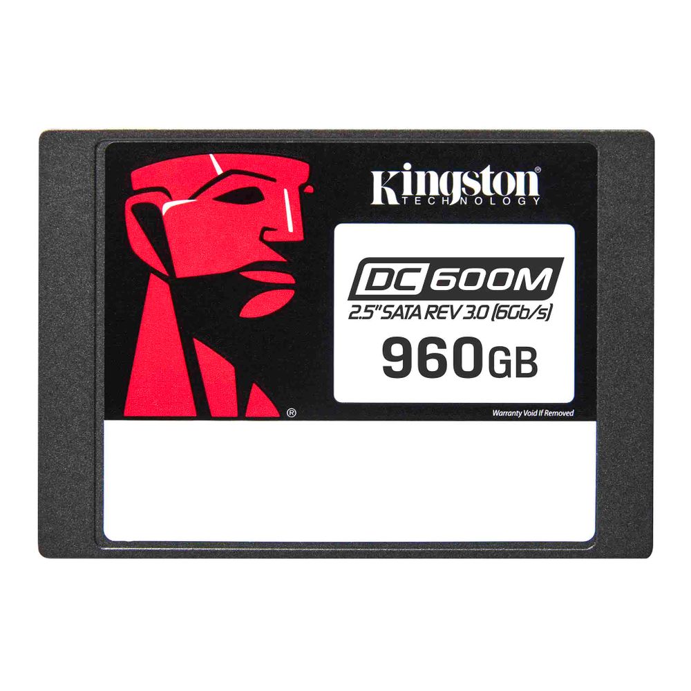 Твердотельный накопитель Kingston Enterprise SSD 960GB DC600M 2.5" SATA 3 R560/W530MB/s 3D TLC MTBF 2M 94 000/65 000 IOPS 1752TBW (Mixed-Use) 3 years (SEDC600M/960G)