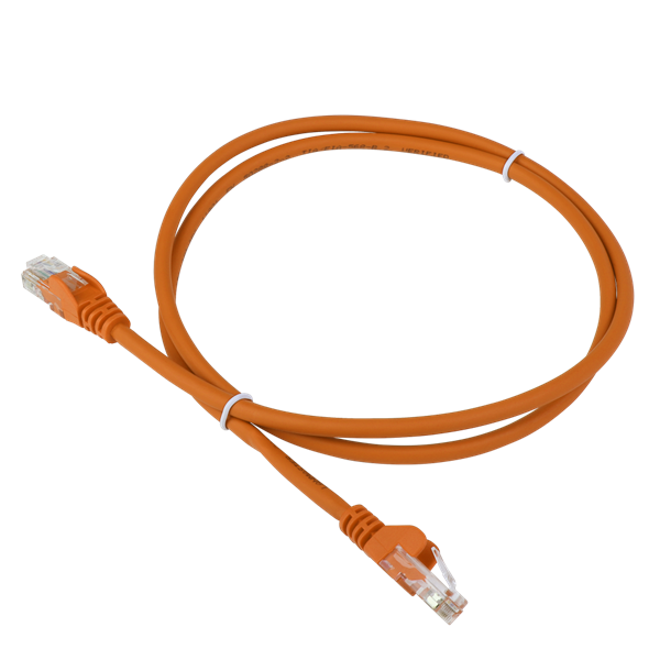Патч-корд LANMASTER LSZH UTP кат.6, 0.5 м, оранжевый