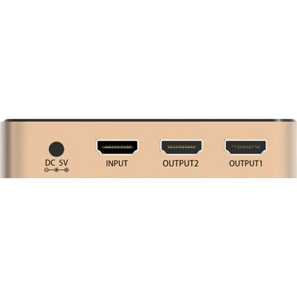 Разветвитель - сплиттер Vention HDMI 19F/2x19F на 2 монитора Разветвитель Vention HDMI 19F/HDMI 19F x 2 (ACBG0)