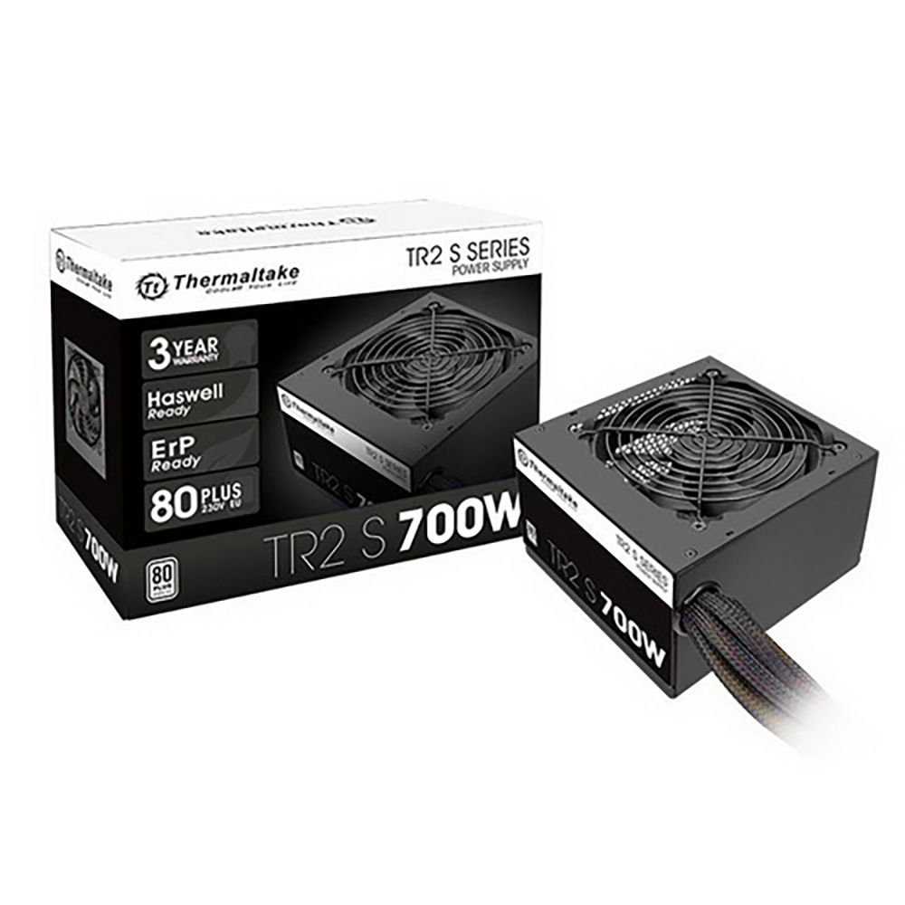 Блок питания Thermaltake ATX 700W TR2 S 80+ (24+4+4pin) APFC 120mm fan 6xSATA RTL