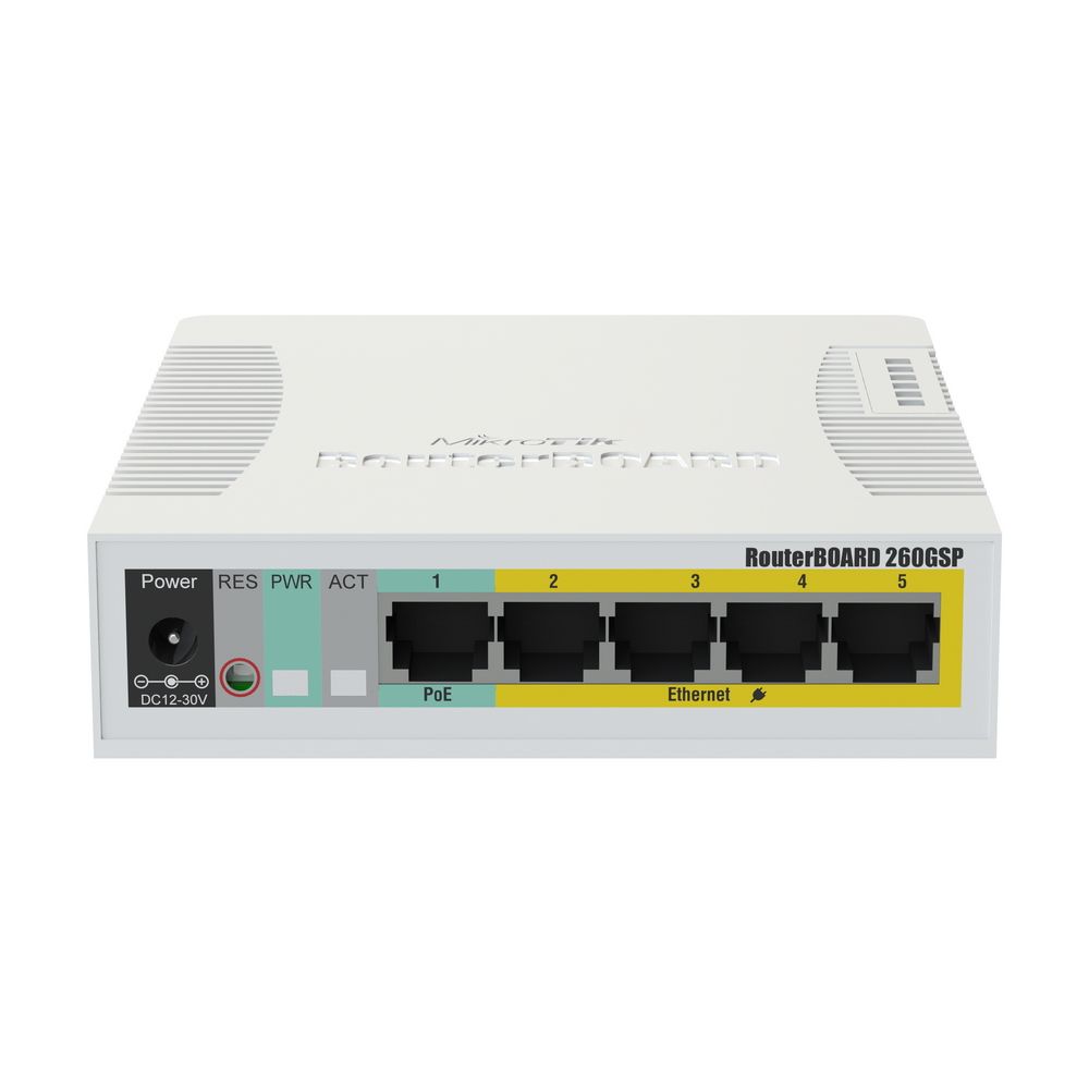 Коммутатор 5PORT 1000M RB260GSP MIKROTIK