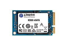 Твердотельный диск 256GB Kingston KC600, 2.5", mSATA, R/W - 550/500 MB/s]
