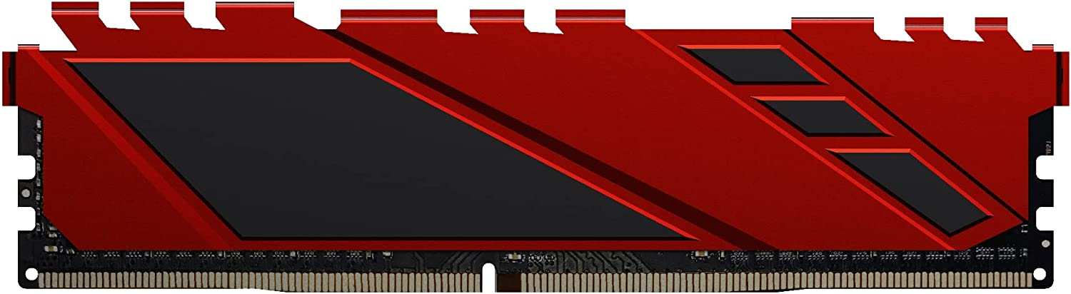 Память DIMM DDR4 16Gb PC21300 2666MHz CL19 Netac Shadow red с радиатором (NTSDD4P26SP-16R)