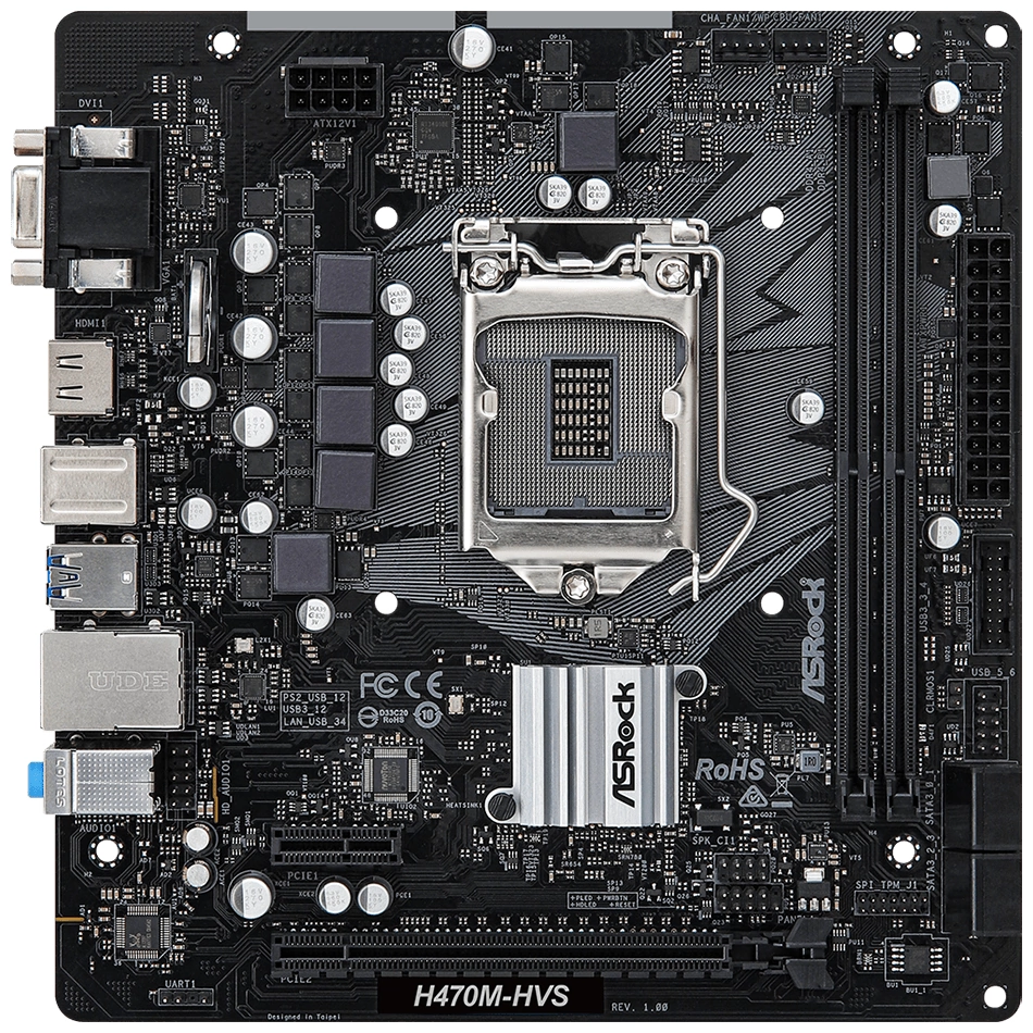 Материнская плата Asrock H470M-HVS