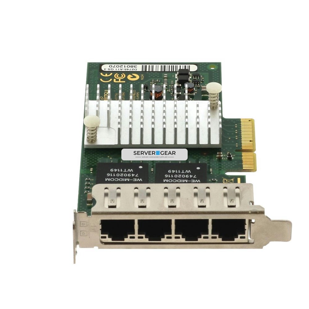 D2745-A11 Сетевая карта Quad Port 1GbE PCI-E 2.0 4x LAN