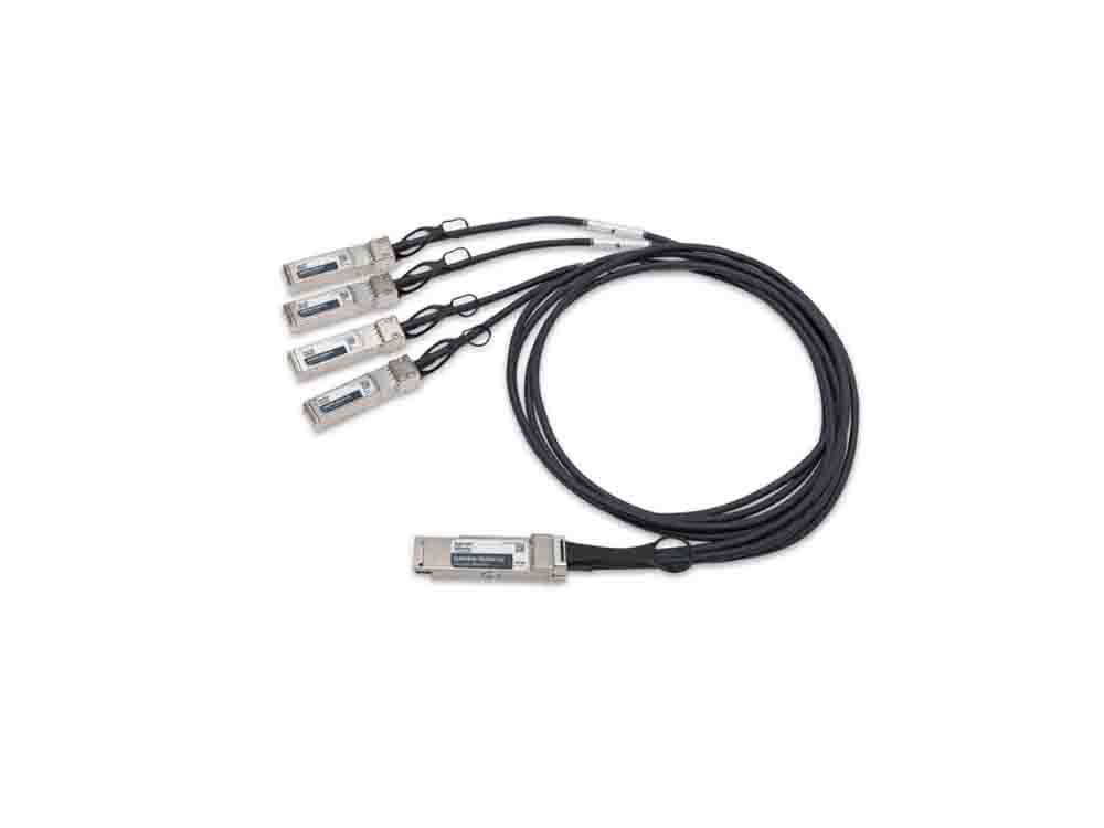 Кабель Breakout 40G QSFP+ to 4×SFP+ DAC, пассивный