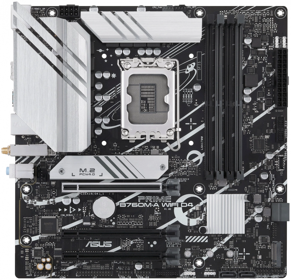 Материнская плата Asus PRIME B760M-A WIFI D4 (90MB1CX0-M0EAY0)