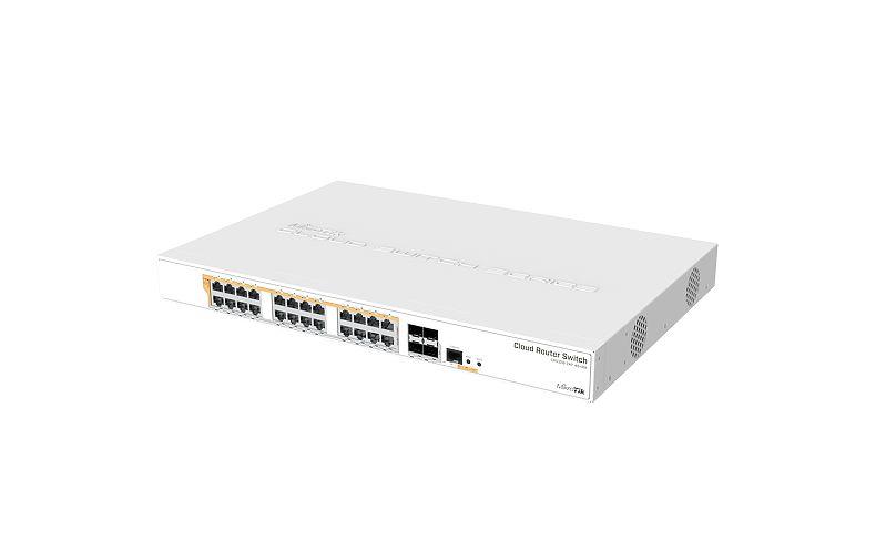 Маршрутизатор 24 POE+/SFP+ CRS328-24P-4S+RM MIKROTIK