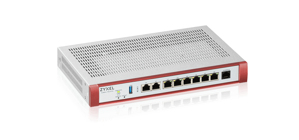 Межсетевой экран Межсетевой экран Zyxel USG FLEX 200HP, Rack, 1xRJ-45: 1/2.5G (LAN/WAN), 1xRJ-45: 1/2.5G PoE+ (LAN/WAN), 6xRJ-45: 1G (LAN/WAN), 1xUSB3.0 ** (USGFLEX200HP-EUCI01F)