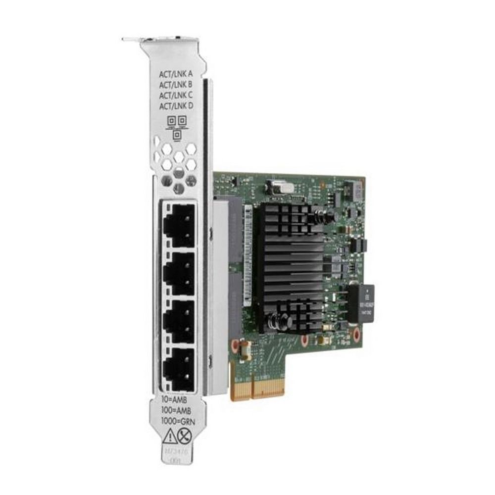 Сетевой адаптер HPE Intel I350-T4 Ethernet 1Gb 4-port BASE-T Adapter (for Gen10+) (P21106-B21)