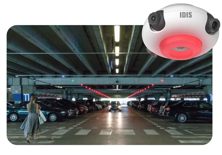 IDIS DC-G9916X | Многомодульная парковочная камера 5Мп + 2 х 2Мп