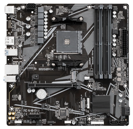 Материнская плата Gigabyte B550M K