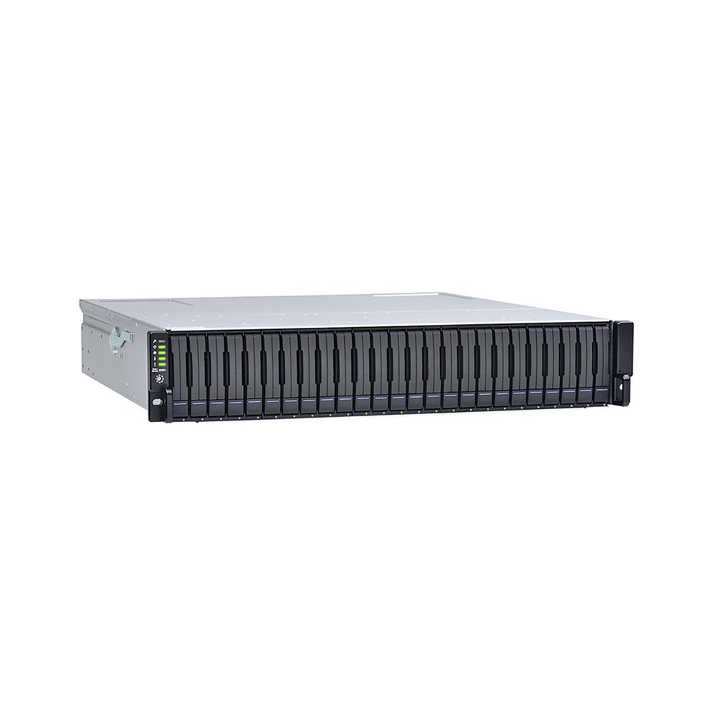 EonStor JB3025RBA0-8U32 Expansion Enclosure JB3025B (2U, Dual Redundant Controller, 25x2.5 trays, 8x SAS ports 12Gbps, 2xFAN module, 2x460W, 2x cables 50cm SFF8644 to SFF8644, Rackmount kit)
