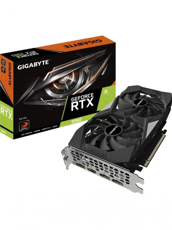 Видеокарта Gigabyte GeForce RTX 2060 (GV-N2060D6-6GD)