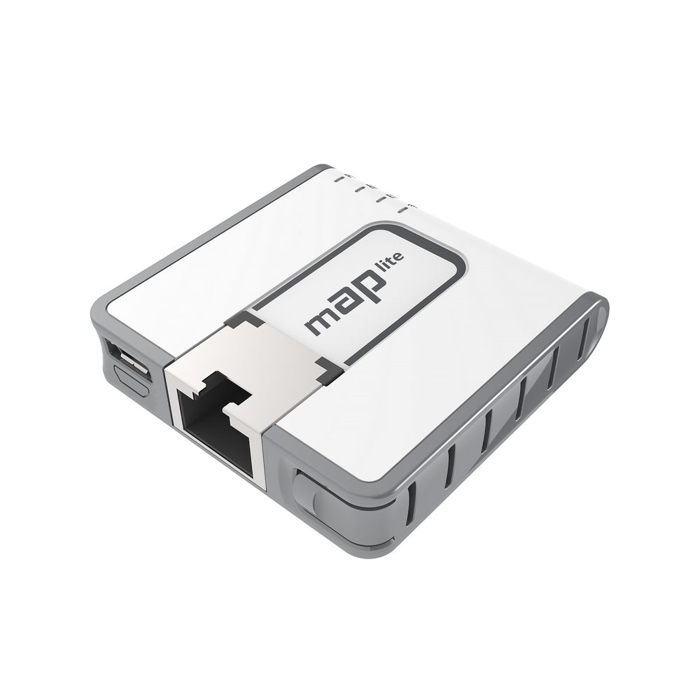Точка доступа MikroTik mAP lite (RBMAPL-2ND) N300 10/100BASE-TX белый