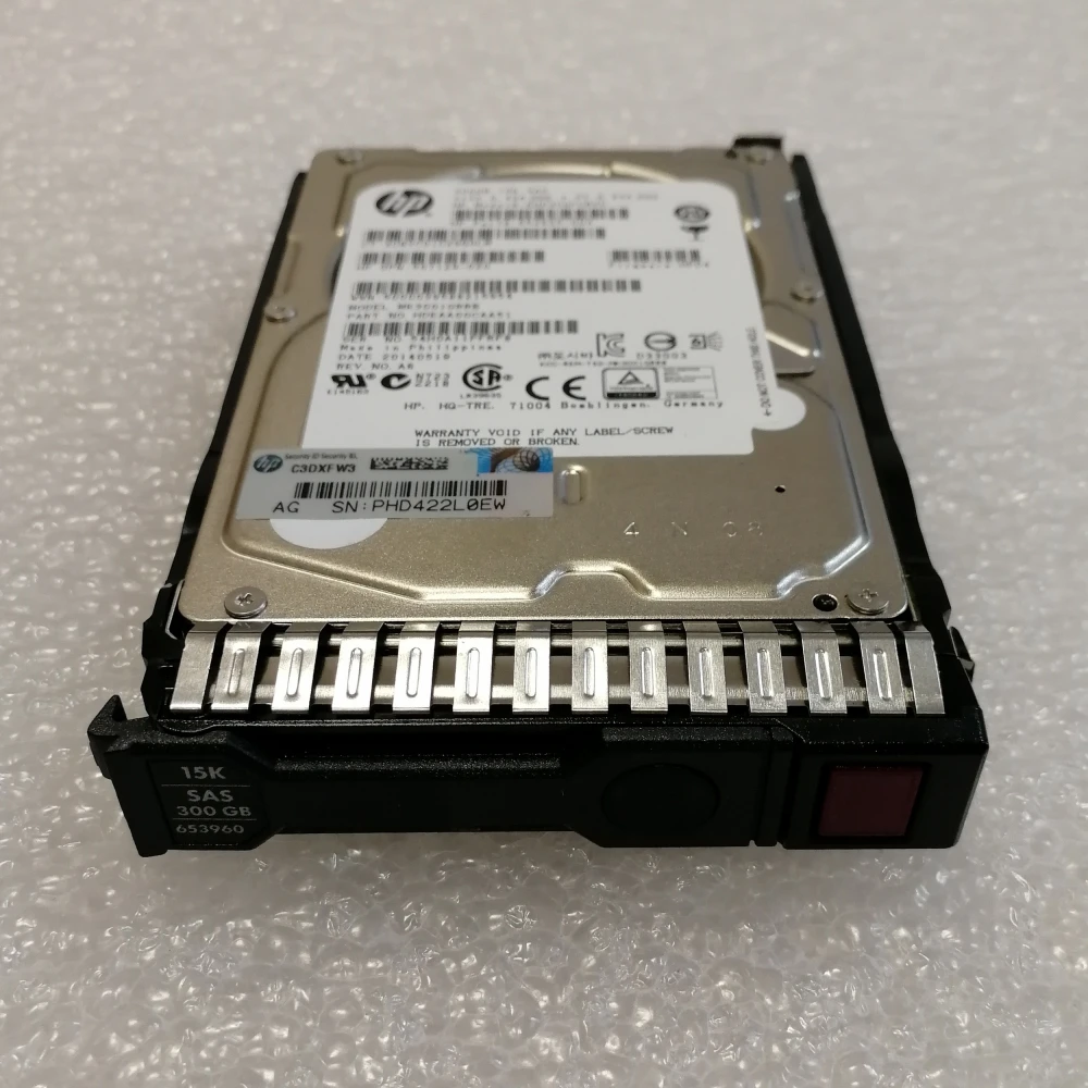 Жесткий диск HP 652611-B21 300 ГБ 6G 15K SAS 2.5' серверный HDD 652611-S21, 653960-001, 748385-001, EH0300JDYTH, 627114-002, EH0300FBQDD