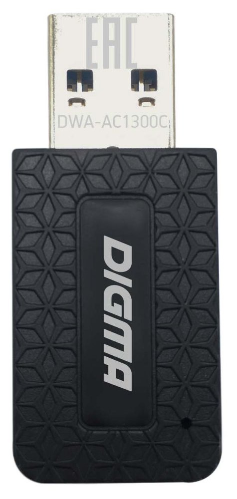 Сетевой адаптер WiFi Digma DWA-AC1300C USB 3.0
