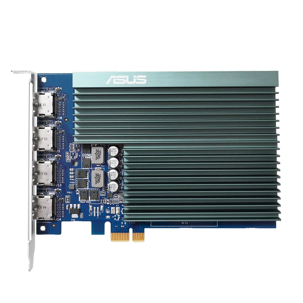 Видеокарта Asus PCI-E GT730-4H-SL-2GD5 NVIDIA GeForce GT 730 2048Mb 128 DDR5 700/1100 DVIx1 HDMIx1 CRTx1 HDCP Ret