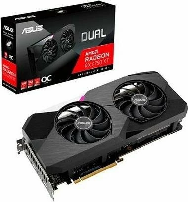 Видеокарта Asus DUAL-RX6750XT-O12G (90YV0HK0-M0NA00)