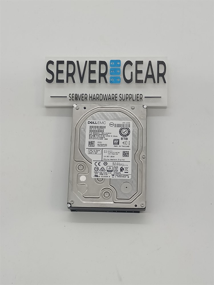 Жесткий диск 400-ASIB Dell 8TB 12G 7.2K SAS 3.5