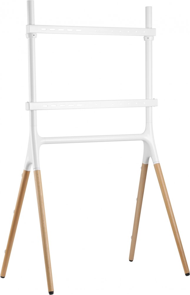 Подставка для телевизора Cactus CS-ST1247WTBCH, 49-70", напольный, белый / береза