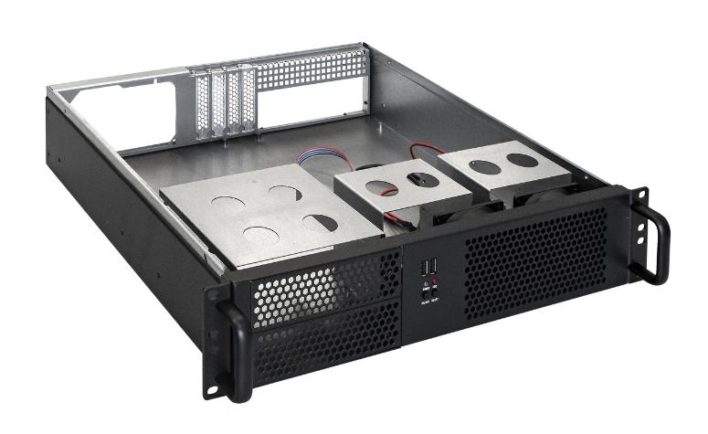 Exegate EX264269RUS Серверный корпус Exegate Pro 2U390-04 <RM 19", высота 2U, глубина 390, без БП, USB>