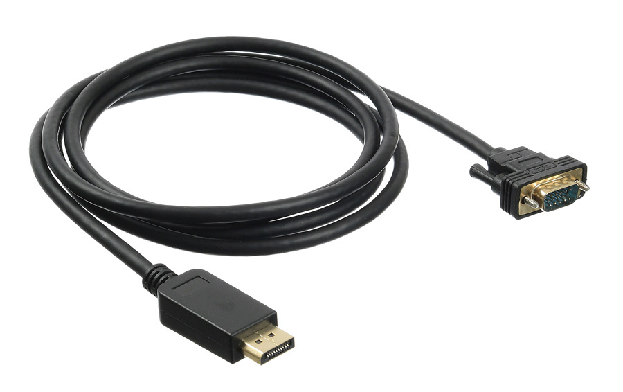 Кабель Buro 1.1v BHP DPP_VGA-2 DisplayPort (m) VGA (m) 2м