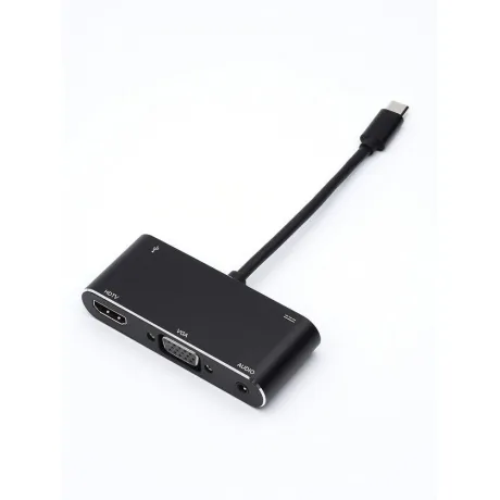 Адаптер Atcom Type-C - HDMI+VGA+USB 10cm AT2810 в Санкт-Петербурге