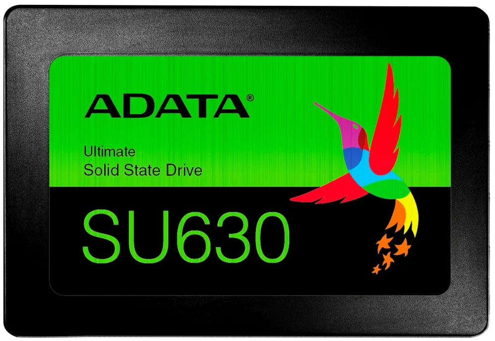 SSD ADATA SU630 480Гб Наличие SATA 3.0 3D NAND Скорость записи 450 Мб/сек. Скорость чтения 520 Мб/сек. 2,5" TBW 100 Тб ASU630SS-480GQ-R