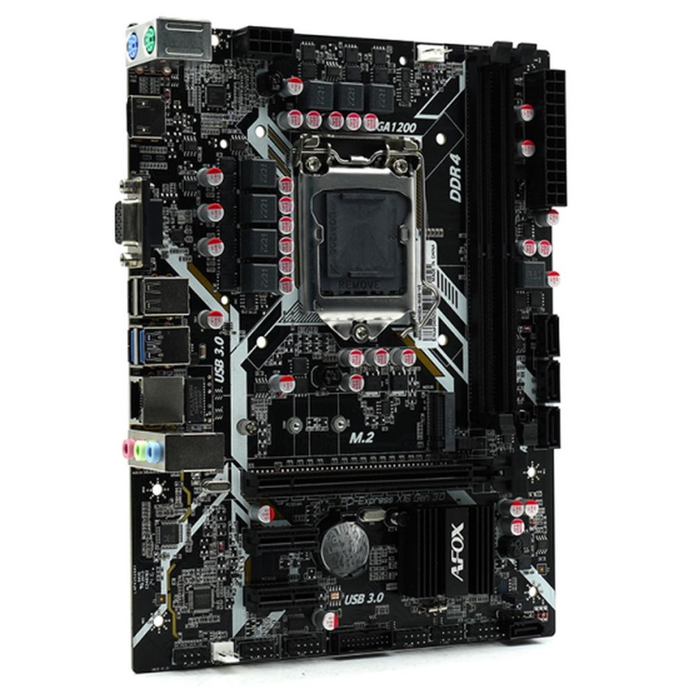 Материнская плата Afox IH410D4-MA5-V4 Motherboard H460 giga lan Micro-ATX