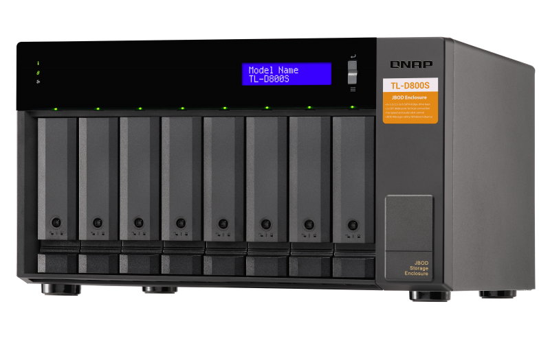 Полка расширения сетевого хранилища без дисков QNAP TL-D800S