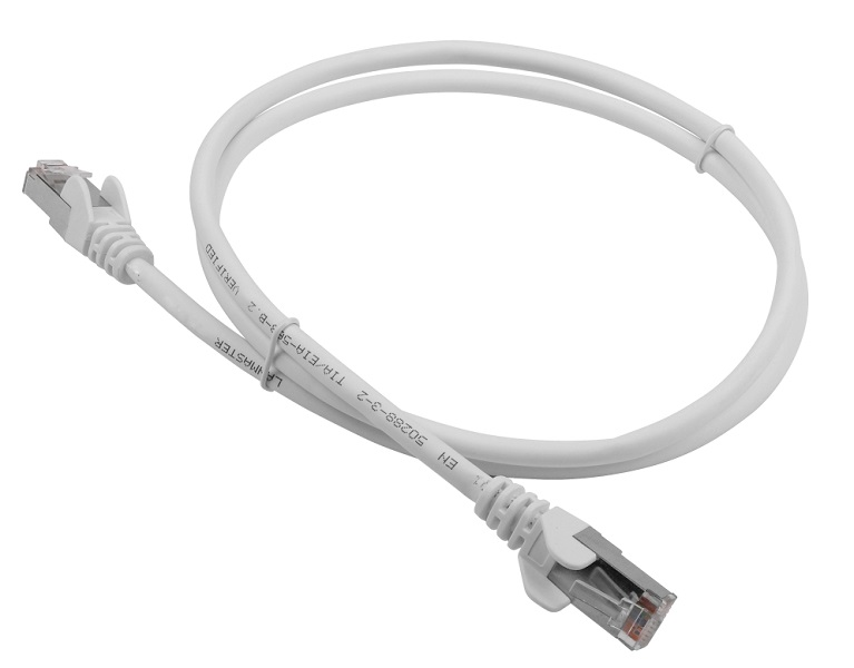 Патч-корд LANMASTER LSZH FTP кат.5e, 0.5 м, серый (LAN-PC45/S5E-0.5-GY)
