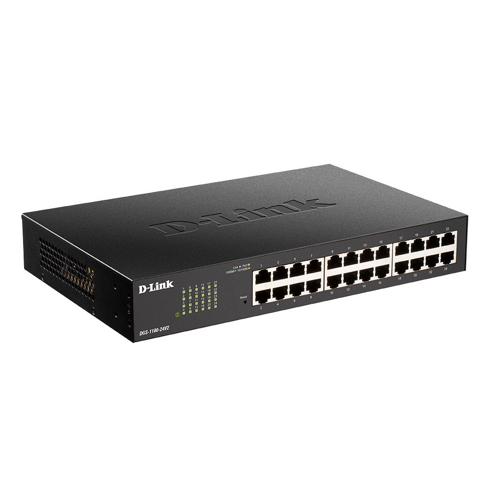 Коммутатор D-Link DGS-1100-24V2/A1A 24G настраиваемый