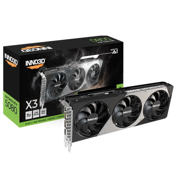 Видеокарта Inno3D nVidia GeForce RTX 5080 iChill Х3 16Gb (C50803-16D7X-176069H)