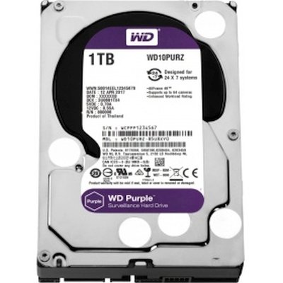 Жесткий диск WD Purple 1Tb WD10PURZ